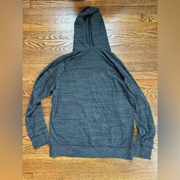 American Eagle Flex Pullover Hoodie Gray Athletic Sweatshirt Men’s Large - Picture 2 of 4